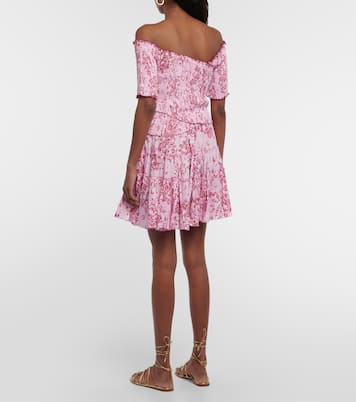 Soledad printed minidress | Poupette St Barth