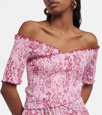 Soledad printed minidress | Poupette St Barth