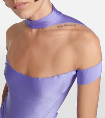 Body en tulle à empiècements | Mugler