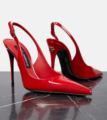 DG patent leather slingback pumps | Dolce&Gabbana