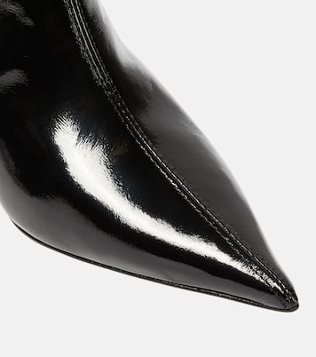 Faux leather ankle boots | Ganni