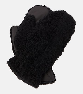 Muffole con finiture in shearling | Yves Salomon