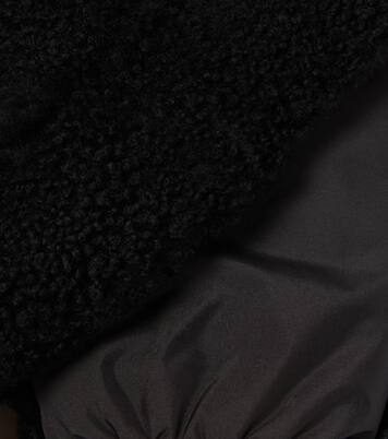 Muffole con finiture in shearling | Yves Salomon