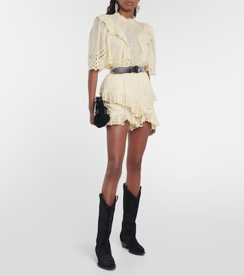 Top Katia de algodón con bordado inglés | Marant Etoile