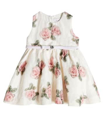Bebé - vestido brocado floral | Monnalisa