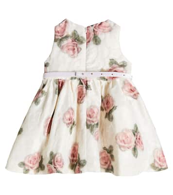 Bebé - vestido brocado floral | Monnalisa