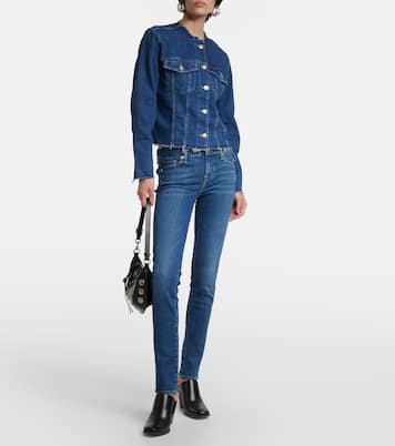 Jean skinny Pyper à taille mi-haute | 7 For All Mankind