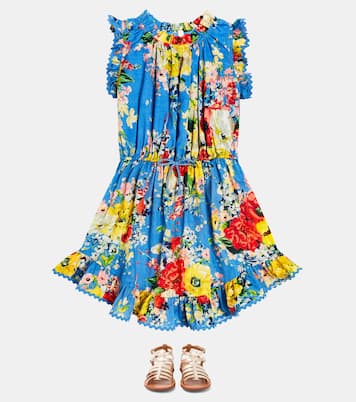 Bedrucktes Kleid Alight aus Baumwolle | Zimmermann Kids