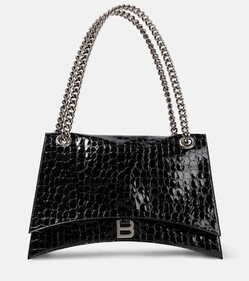 Schultertasche Crush Large aus Leder | Balenciaga