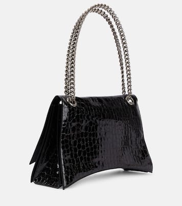 Schultertasche Crush Large aus Leder | Balenciaga