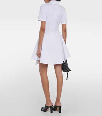 Vestido corto asimétrico de punto | JW Anderson