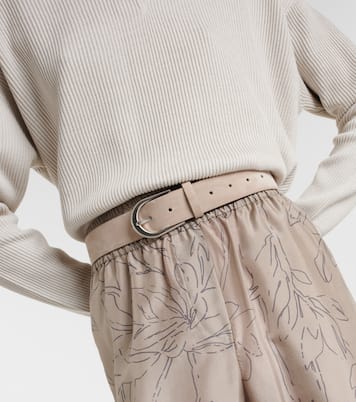 Ceinture en daim | Brunello Cucinelli