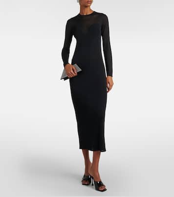 Abito lungo con mesh | Nina Ricci
