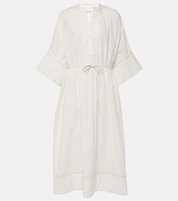 Vestido largo de mezcla de algodón | Yves Salomon