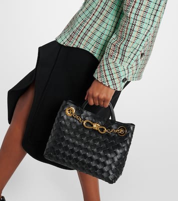 Andiamo Chain Small leather tote bag | Bottega Veneta