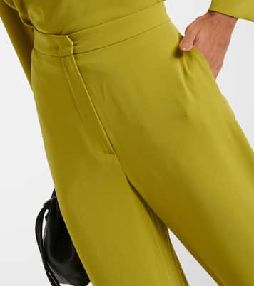 Pantaloni regular Medusa in lana | Max Mara