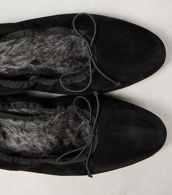Awar suede ballet flats | The Row