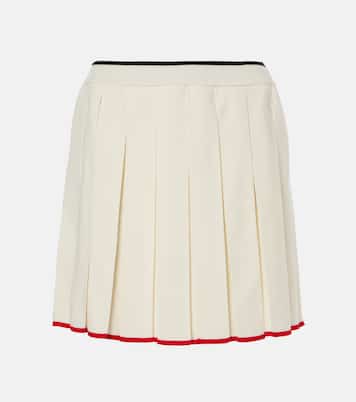 Minifalda en mezcla de lana plisada | Thom Browne