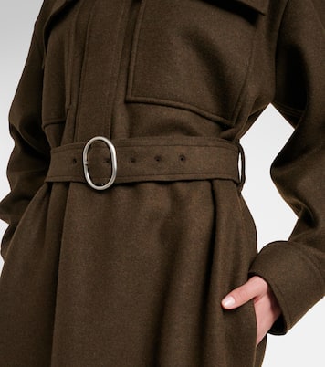 Abito chemisier in misto lana | Jil Sander