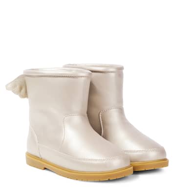 Stiefel Angela aus Metallic-Leder | Donsje