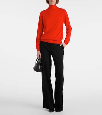 Heva wool jersey turtleneck sweater | The Row