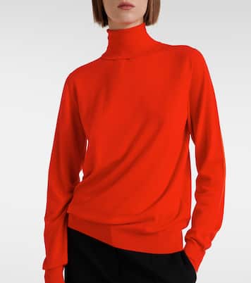 Heva wool jersey turtleneck sweater | The Row