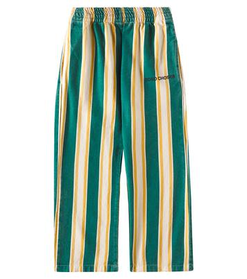 Pantaloni in cotone a righe | Bobo Choses