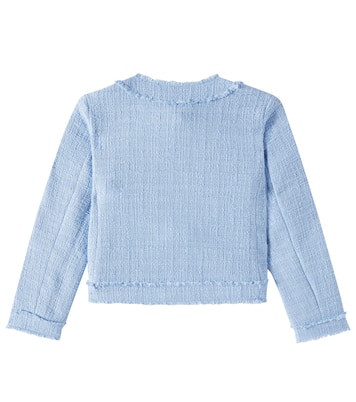 Chaqueta de mezcla de algodón de tweed | Dolce&Gabbana Kids