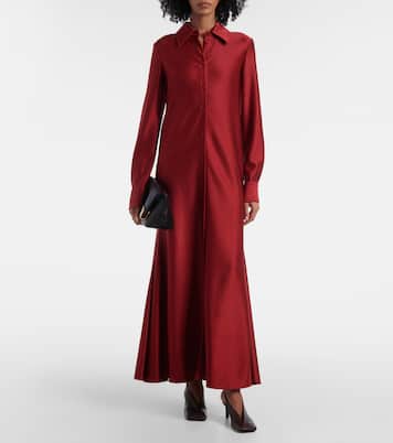 Abito chemisier in raso | Jil Sander