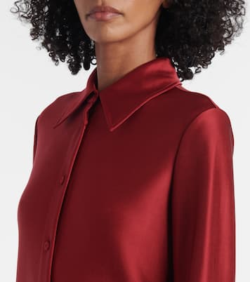 Abito chemisier in raso | Jil Sander