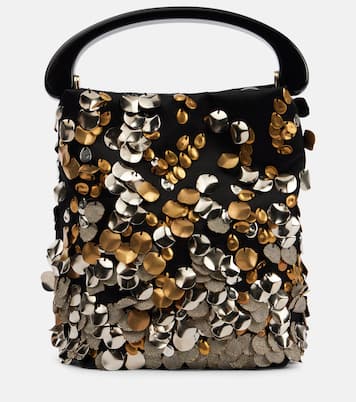 Sac à bandoulière en satin à sequins | Dries Van Noten