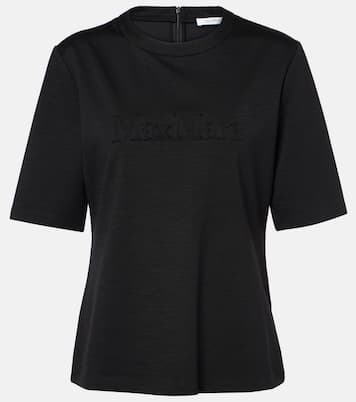 T-shirt Peter in lana con logo | Max Mara
