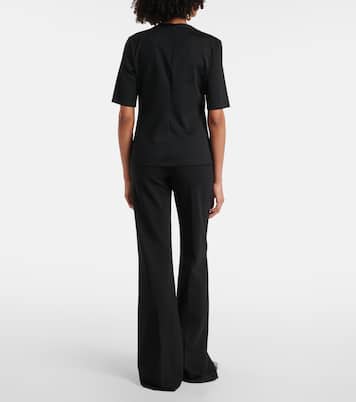T-shirt Peter in lana con logo | Max Mara