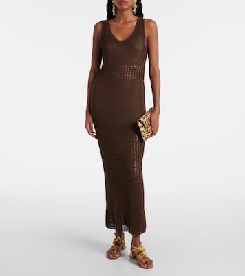 Appliqué metallic leather sandals | Aquazzura