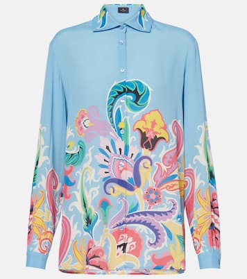 Camicia in raso con stampa | Etro