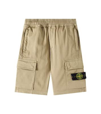 Shorts cargo Compass in cotone | Stone Island Junior