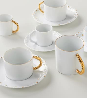 Haas Mojave set of 6 espresso cups and saucers | L'Objet