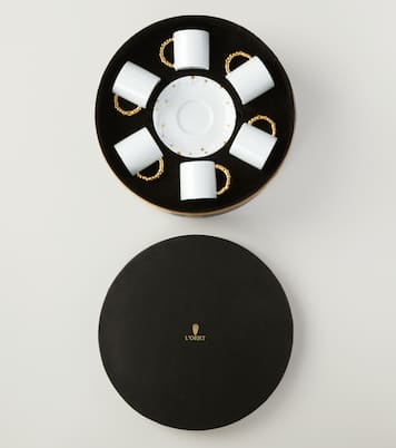 Haas Mojave set of 6 espresso cups and saucers | L'Objet