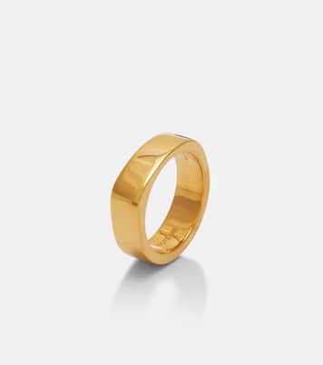 Signature18kt gold-plated ring | Toteme