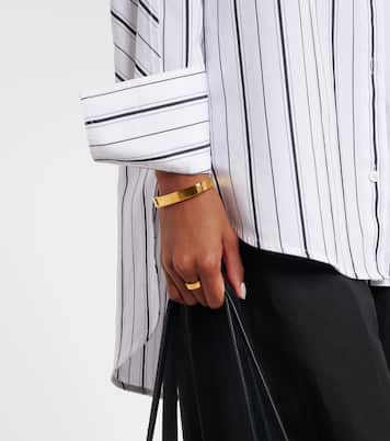 Signature18kt gold-plated ring | Toteme