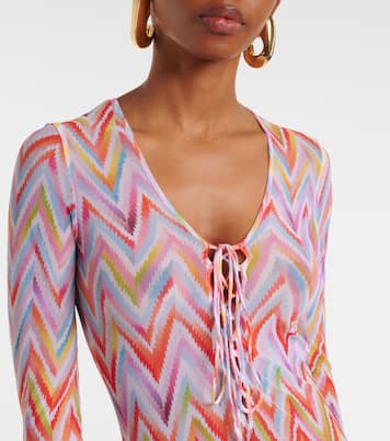 Copricostume in tulle a zig-zag | Missoni