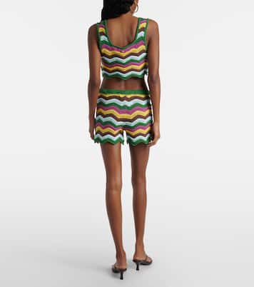 Shorts Kim in crochet di misto cotone | Bananhot