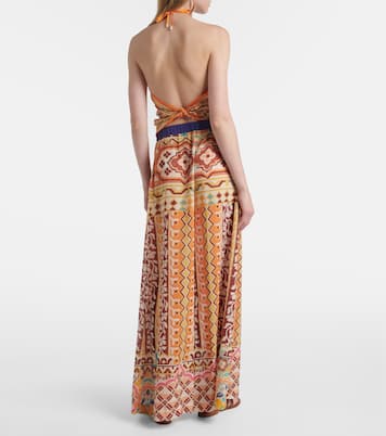 Pantalones palazzo de tiro alto estampados | Etro