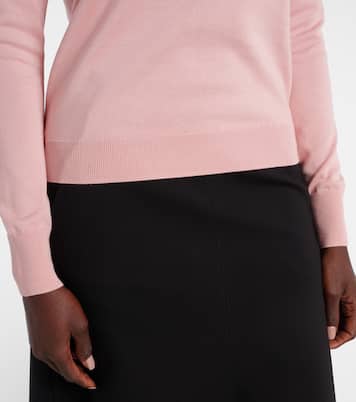 Pull en soie et coton à ornements | Carolina Herrera
