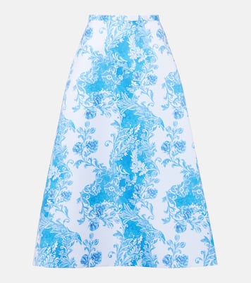 Hallie floral taffeta maxi skirt | Emilia Wickstead