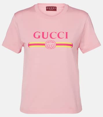 Camiseta de jersey de algodón estampada | Gucci