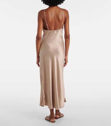 Barb satin slip dress | Leset