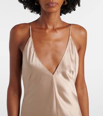 Barb satin slip dress | Leset