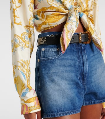 Underwater Barocco crop top | Versace