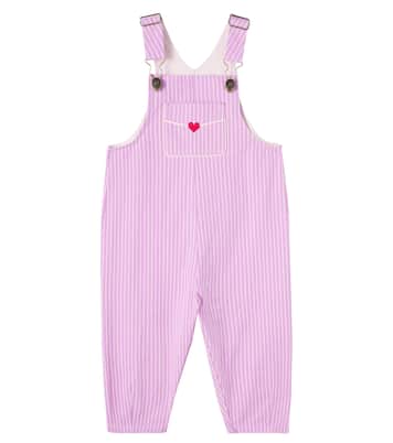 Bébé – Salopette lettre en coton rayé | Konges Sløjd